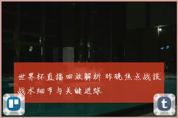世界杯直播回放解析 昨晚焦点战技战术细节与关键进球